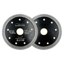 Mesh Turbo Saw Blade 2/5pcs 4"/4.5"/5" Cutting for Granite Ceramic SHDIATOOL