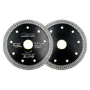 Mesh Turbo Saw Blade 2/5pcs 4"/4.5"/5" Cutting for Granite Ceramic SHDIATOOL