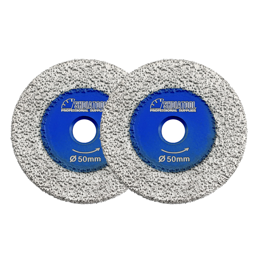 SHDIATOOL Diamond Engraving Saw Blade 1pc or 2pcs Dia 30/40/50mm Marble Granite Artificial Stone Vacuum Brazed Cutting Disc - SHDIATOOL