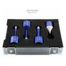 SHDIATOOL Diamond Drill Bit 4pcs/set for Porcelain Granite Marble 5/8-11 Hole Saw