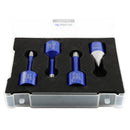 SHDIATOOL Diamond Drill Bit 4pcs/set for Porcelain Granite Marble 5/8-11 Hole Saw