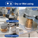 SHDIATOOL Diamond 11pcs/kit Core Drill Bits Milling Bit Chamfer Adaptor Set For Ceramic Tile Porcelain Tile Marble
