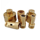SHDIATOOL 6pcs Dry Golden Diamond Drill Bits for Porcelain Granite M14 Thread - SHDIATOOL