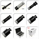 SHDIATOOL Black Dry Diamond Drill Bits Kit Arbor 5/8-Inch-11 for Porcelain Tile Ceramic Marble Brick Vacuum Brazed Core Drill Bits Set - SHDIATOOL
