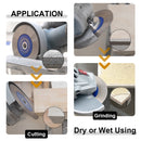 Saw Blade 4.5/5"Cutting Grinding Ceramic Marble Hexgonal Double Sided 5/8"-11 Flange - SHDIATOOL