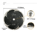 Diamond Saw Blade 5"/9" Granite Marble Concrete Brick Tile 5/8-11 Flange SHDIATOOL