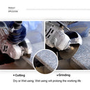 Electroplated Diamond Cutting Grinding Disc Single Side Coated M14 or 5/8-11 Flange for Granite - SHDIATOOL