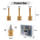 Diamond Drill Bits 4pcs/set Granite Marble Porcelain Tile Ceramic M14 Thread - SHDIATOOL