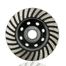 Turbo Row Diamond Grinding Cup Wheel for Concrete Granite Masonry Brick 4"/4.5"/5"/7" - SHDIATOOL