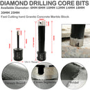 Wet Diamond Drilling Core Bits for Hard Granite Marble Concrete from 6mm to 14mm - SHDIATOOL