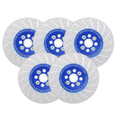 Cutting Grinding Disc 5pcs 4/4.5/5" Granite Marble Concrete Saw Blade M14 or 5/8-11 Flange