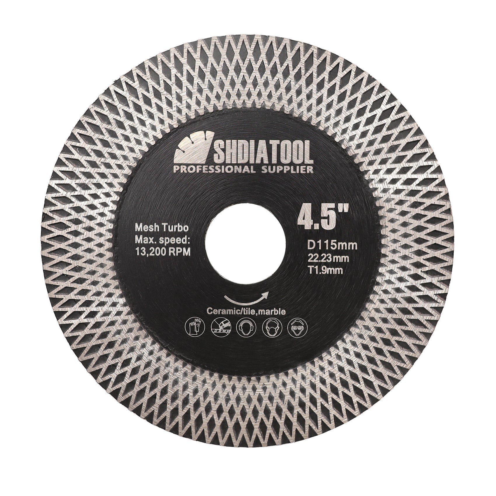 SHDIATOOL X Mesh Turbo Blade Tile Ceramic Marble Double Sided Diamond Cutting Grinding Disc US Warehouse