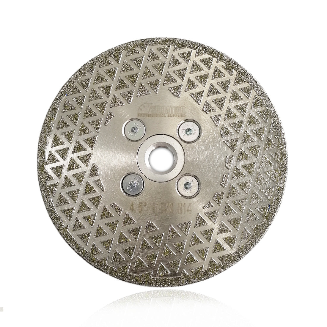 Electroplated Cutting and Grinding Disc Single/Double side Coated M14 or 5/8-11 Flange - SHDIATOOL