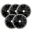 SHDIATOOL Diamond Cutting Disc Mesh Turbo Dry or Wet Cutting for Granite Marble Tile Ceramic Diameter 6" 150mm 1pc/2pcs/5pcs - SHDIATOOL