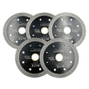 5pcs Mesh Turbo Saw Blades Cutting Porcelain Tile SHDIATOOL BE warehouse  4"/4.5"/5" - SHDIATOOL