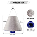 75mm/3" Diamond Beveling Chamfer Bits Enlarging Polishing Shaping for Granite Marble