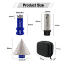 Diamond Drill Bits 3pcs Marble Ceramic Granite Hole Saw 5/8-11 SHDIATOOL
