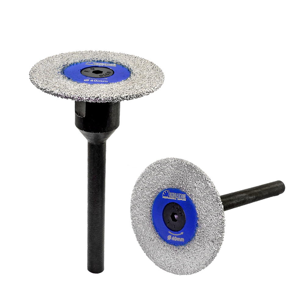 SHDIATOOL Diamond Engraving Saw Blade 1pc or 2pcs Dia 30/40/50mm Marble Granite Artificial Stone Vacuum Brazed Cutting Disc - SHDIATOOL
