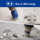 SHDIATOOL 11pcs 6-32mm Diamond Drilling Bit Set +25mm Milling Core Bit Porcelain Ceramic Marble Granite