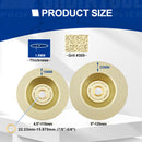 SHDIATOOL 1/2/3pcs 4.5inch/5inch Brazed Rock Plate Bowl Cutting Grinding Disc 115mm/125mm Dekton Porcelain Tile Ceramic Marble Granite