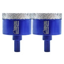 SHDIATOOL Diamond Drill Core Bits with Triangle Shank for Porcelain Tile Ceramic Granite Marble Masonry Stone Diamond Hole Saw Dia 20-68mm - SHDIATOOL
