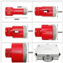 SHDIATOOL Red Diamond Drill Core Bits Kit for Tile Porcelain Granite M14 Thread - SHDIATOOL