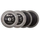 X Mesh Turbo Blade Tile Ceramic Marble Double Sided Diamond Cutting Grinding Disc