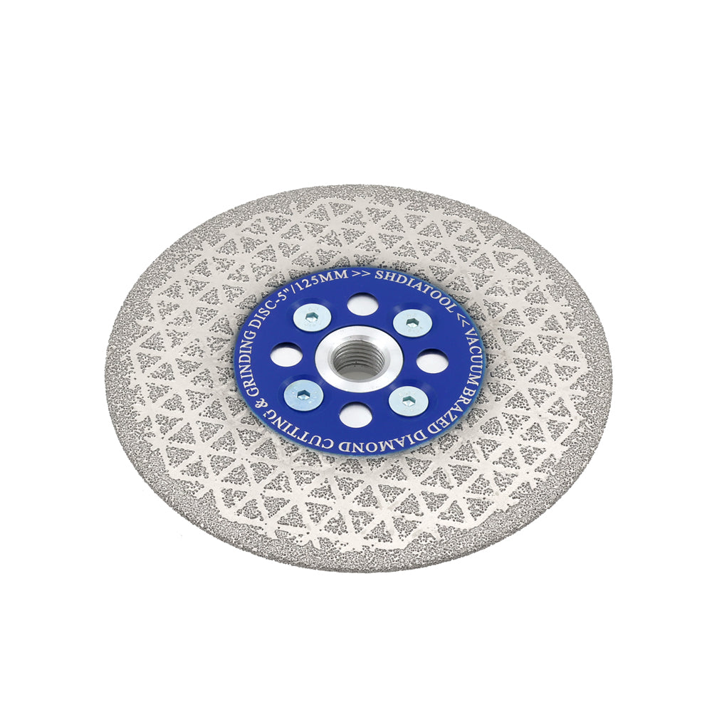 Diamond Cutting Grinding Disc Triangle Granite Concrete Saw Blade M14 or 5/8-11 Flange