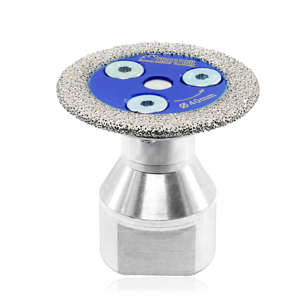 Diamond Engraving Saw Blade 40/50mm for Marble Granite M14 or 5/8"-11 Flange - SHDIATOOL
