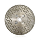 Electroplated Diamond Cutting Grinding Disc Single Side Coated M14 or 5/8-11 Flange for Granite - SHDIATOOL