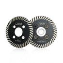 Turbo Diamond Blade 2pcs 3" Carving Granite Marble with Removable Flange SHDAITOOL - SHDIATOOL