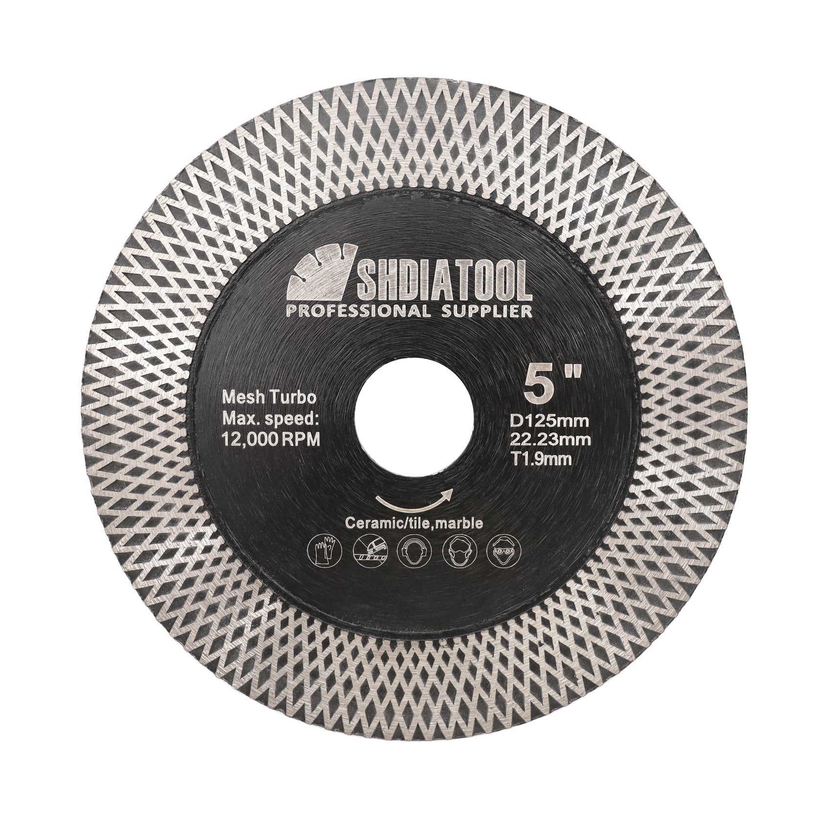SHDIATOOL X Mesh Turbo Blade Tile Ceramic Marble Double Sided Diamond Cutting Grinding Disc US Warehouse