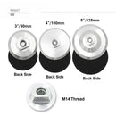 Rubber/Aluminum Backer Pads with M14 Thread for Diamond Polishing Pads 3"/4"/5" - SHDIATOOL
