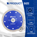 4"-14" X Mesh Turbo Diamond Blade Cutting for Tile Ceramic Porcelain Marble - SHDIATOOL
