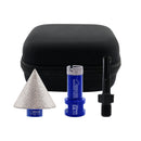 SHDIATOOL Diamond Drill Bits Kit 3pcs Porcelain Tile Granite Marble Hole Saw 5/8-11