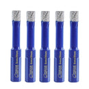 SHDIATOOL Diamond Drill Core Bits with Triangle Shank for Porcelain Tile Ceramic Granite Marble Masonry Stone Diamond Hole Saw 5pcs 6/8/10mm - SHDIATOOL