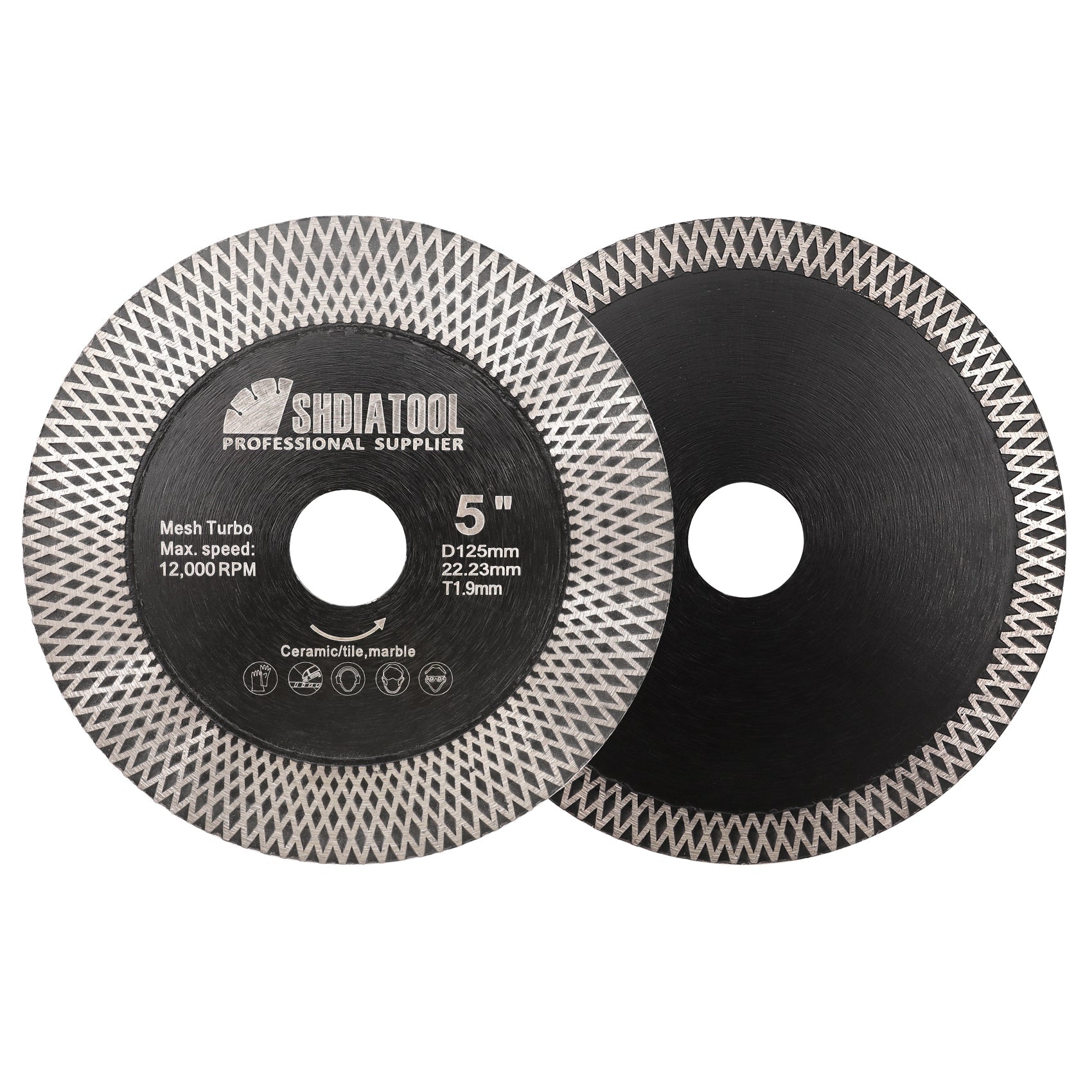 SHDIATOOL X Mesh Turbo Saw Blade Cutting Grinding Tile Ceramic Marble Stone - SHDIATOOL