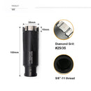 SHDIATOOL 35/38mm Diamond Drill Core Bit Laser Welded for Hard Stone Concrete Granite US Warehouse
