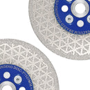 Saw Blades 5pcs 4/4.5/5"Cutting Grinding for Granite Concrete M14 or 5/8-11 Flange