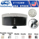 Diamond Core Drill Bits for Porcelain Ceramic Brick Hole Saw 1/4 inch to 6 inch 5/8-11 - SHDIATOOL