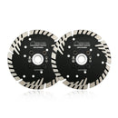 Turbo Diamond Saw Blade Cutting Concrete Brick Tile Granite 5/8-11 Flange - SHDIATOOL
