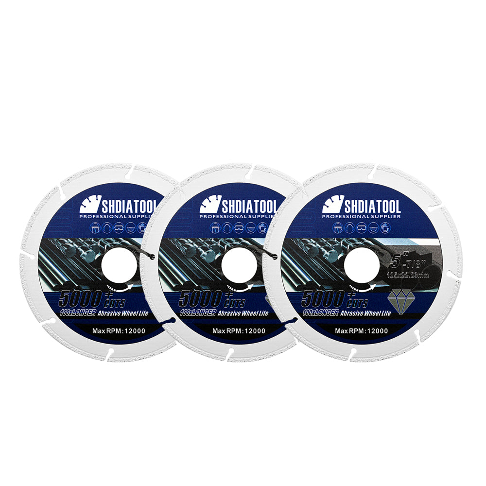 Diamond Metal Cutting Disc 3"/4"/4.5"/5" for Steel Tube Iron Rebar Saw Blade