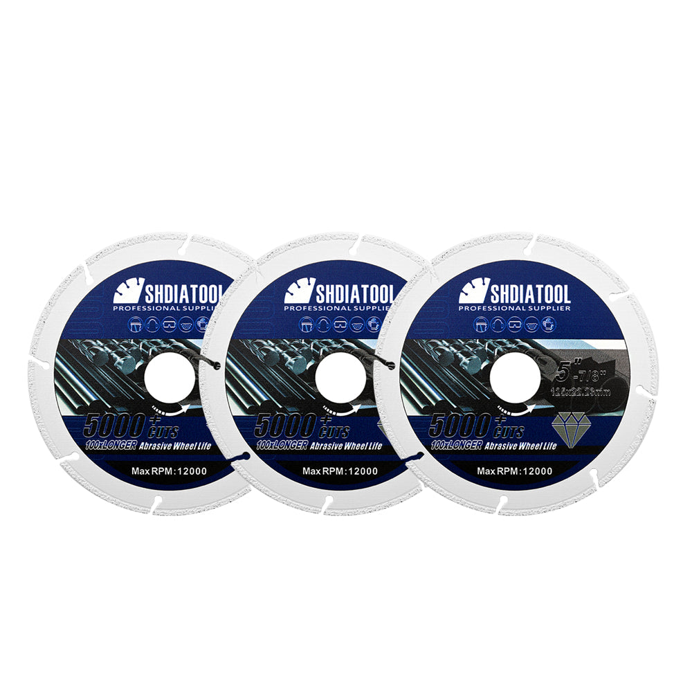 Diamond Metal Cutting Disc 3"/4"/4.5"/5" for Steel Tube Iron Rebar Saw Blade