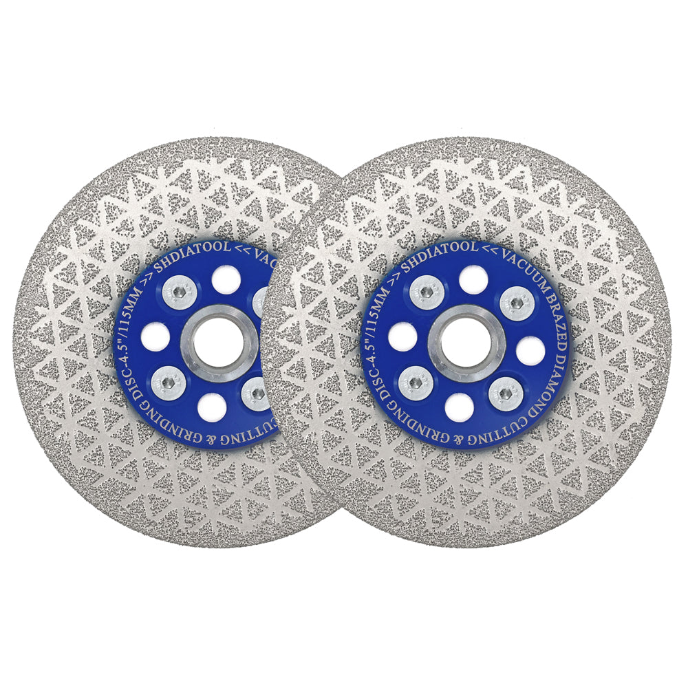 Diamond Cutting Grinding Disc Triangle Granite Concrete Saw Blade M14 or 5/8-11 Flange