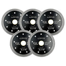 Mesh Turbo Saw Blade 2/5pcs 4"/4.5"/5" Cutting for Granite Ceramic SHDIATOOL