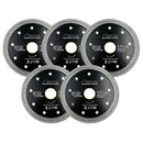 Mesh Turbo Saw Blade 2/5pcs 4"/4.5"/5" Cutting for Granite Ceramic SHDIATOOL