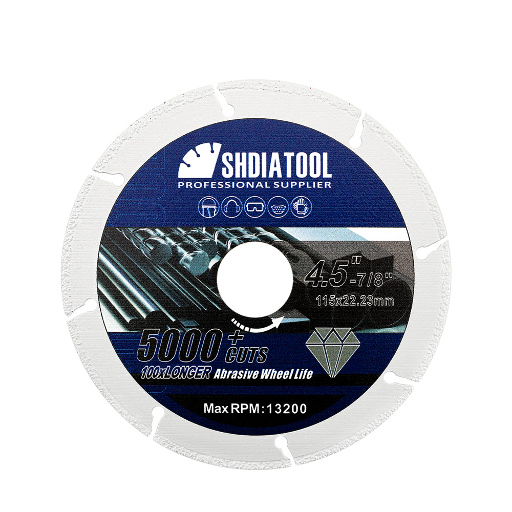 Diamond Metal Cutting Disc 3"/4"/4.5"/5" for Steel Tube Iron Rebar Saw Blade