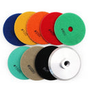 4 inch Professional Wet Polishing Pads for Marble Granite 8pcs/set - SHDIATOOL