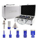 SHDIATOOL Diamond Core Bit 1set/8pcs Marble Ceramic Hole Saw M14 Thread - SHDIATOOL