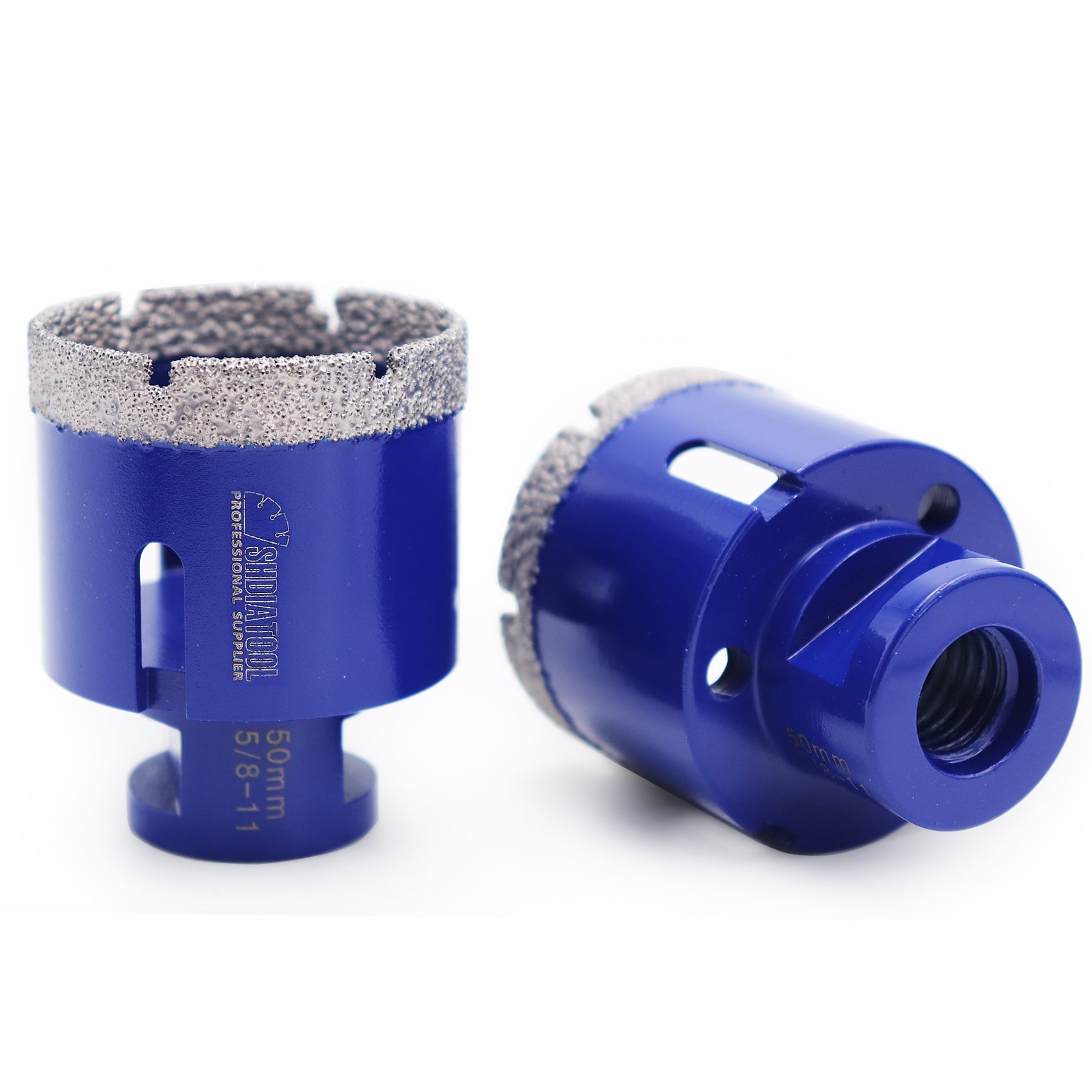 Diamond Core Bit 2pcs 6-50MM for Marble Porcelain Ceramic Stone 5/8-11 Thread - SHDIATOOL